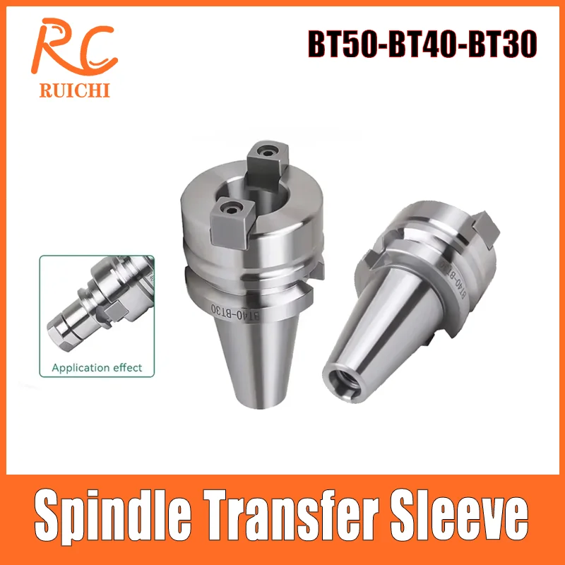 Bt50 To Bt40 Spindle Transfer Sleeve BT50-BT40 BT40-BT30 NC Tool Shank Bt50 Transfer Sleeve Uncalibrated Spindle