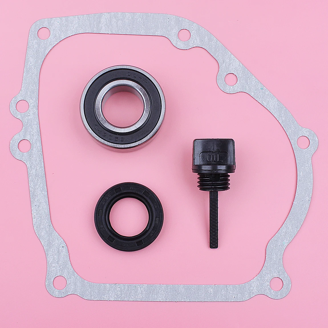 Crankcase Gasket Oil Seal Bearing Dipstick Kit For Honda GX160 GX200 5.5HP 6.5HP Garden Tool Parts 11381-ZH8-801  91201-Z0T-801