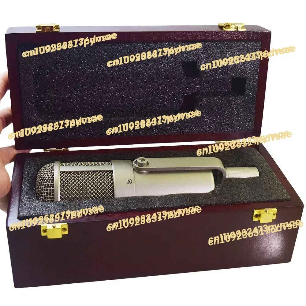 

NEW Factory wholesale customized wooden gift case microphone gift packing boxes wooden box with microphone body MA-U47 fet case