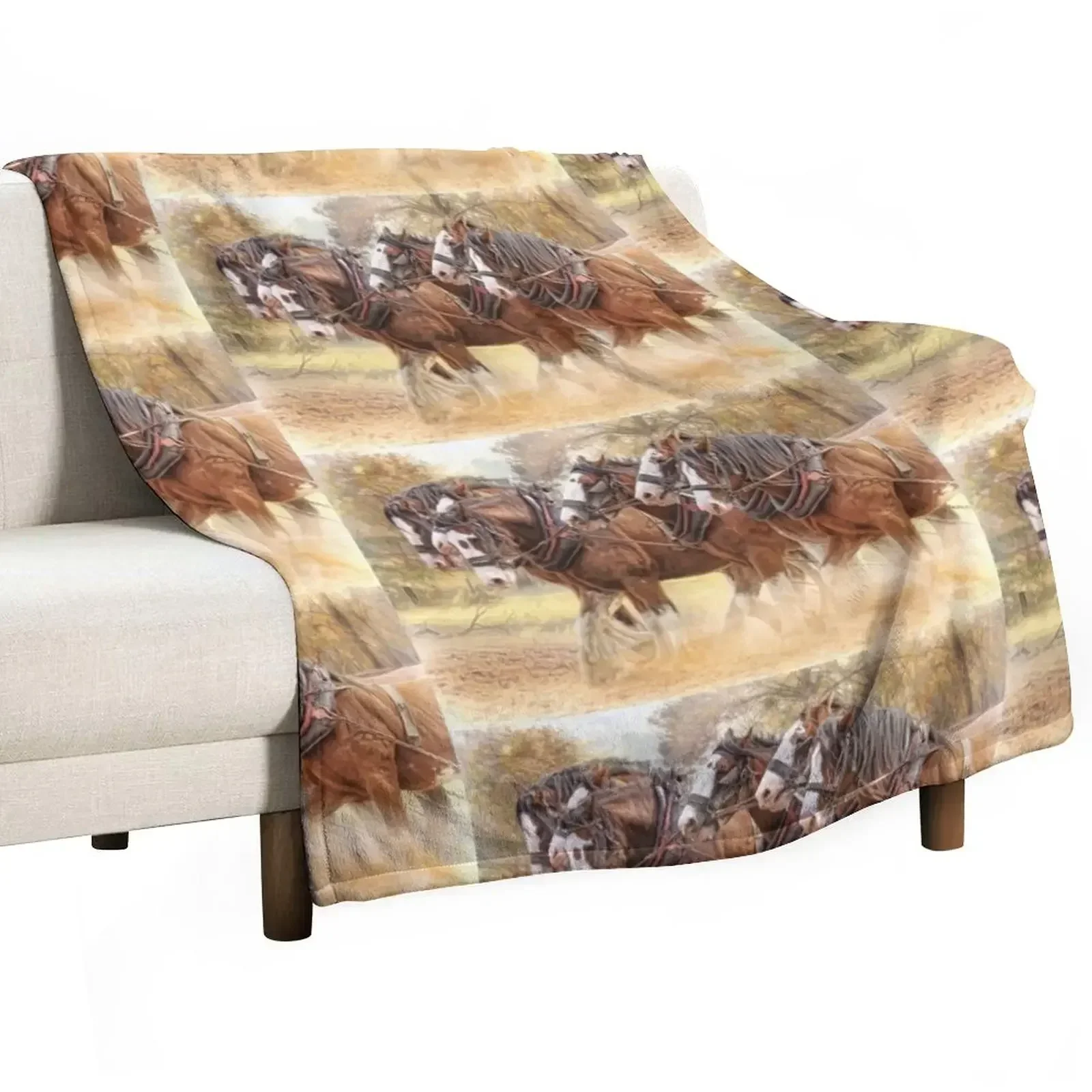 Autumn Harrow Throw Blanket Heavy Picnic Blankets