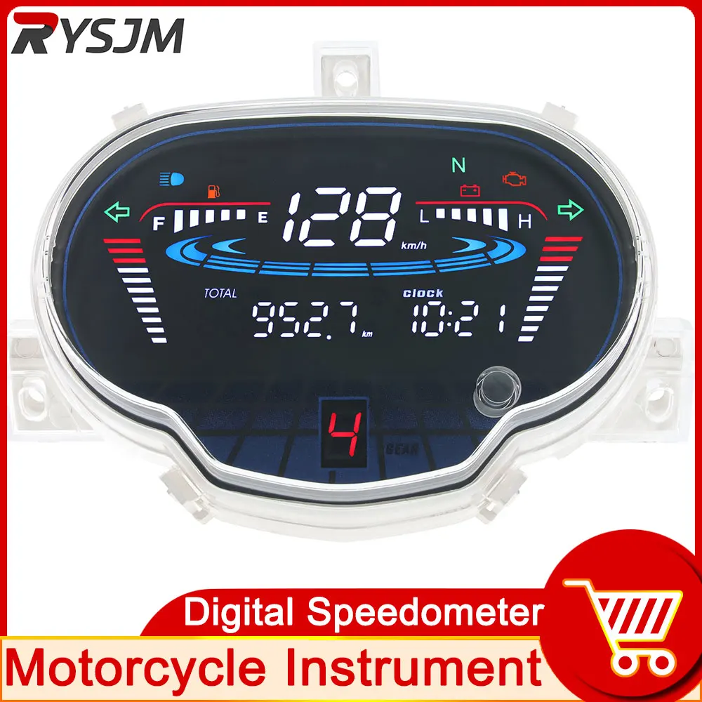 Digita Meter Motorcycle Speedometer Odometer 1FDH35101000 For Yamaha Sight 115/Crypton Fi 114 Sirius fi VEGA RR/ VEGA Customized