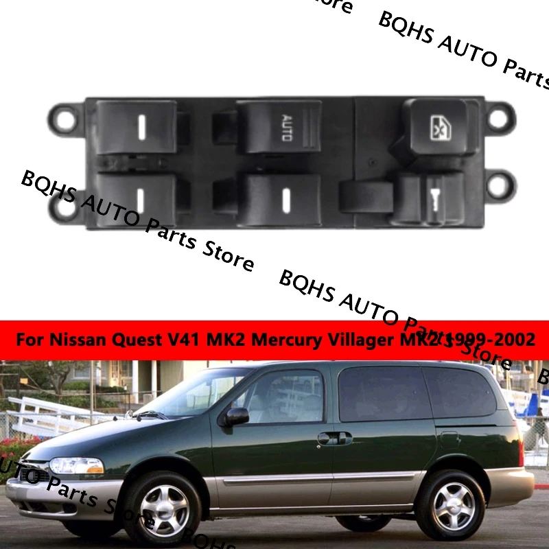 Electric Master Car Power Window Switch Lifter 25401-7B212 Car For Nissan Quest V41 MK2 Mercury Villager MK2 1999 2000-2002