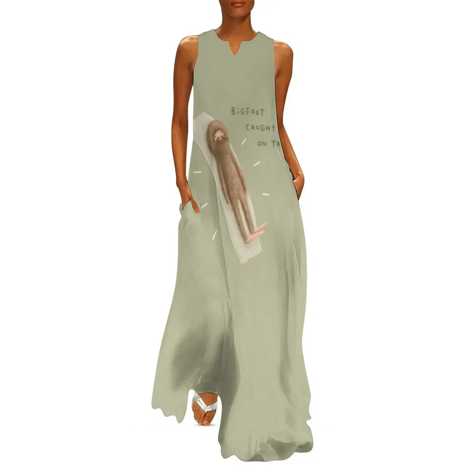 

Bigfoot Caught on Tape Long Dress summer dress womens 2025 summer clothes Dress