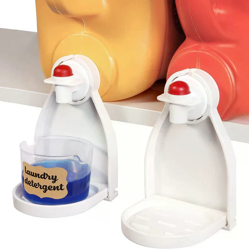 /TPz/Detergent Drip Catcher Tray Cup Holder Soap Dispenser Fabric Softener Gadget Under Tub Liquid Container Organizer Laundry
