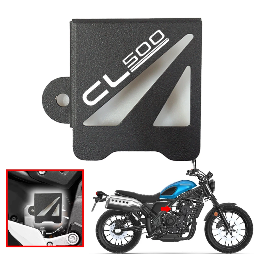 

Fit For Honda CL500 CL 500 2022 2023 Motorcycle Accessorie Rear Brake Pump Fluid Protector Tank Oil Cup Reservoir Guard Cover