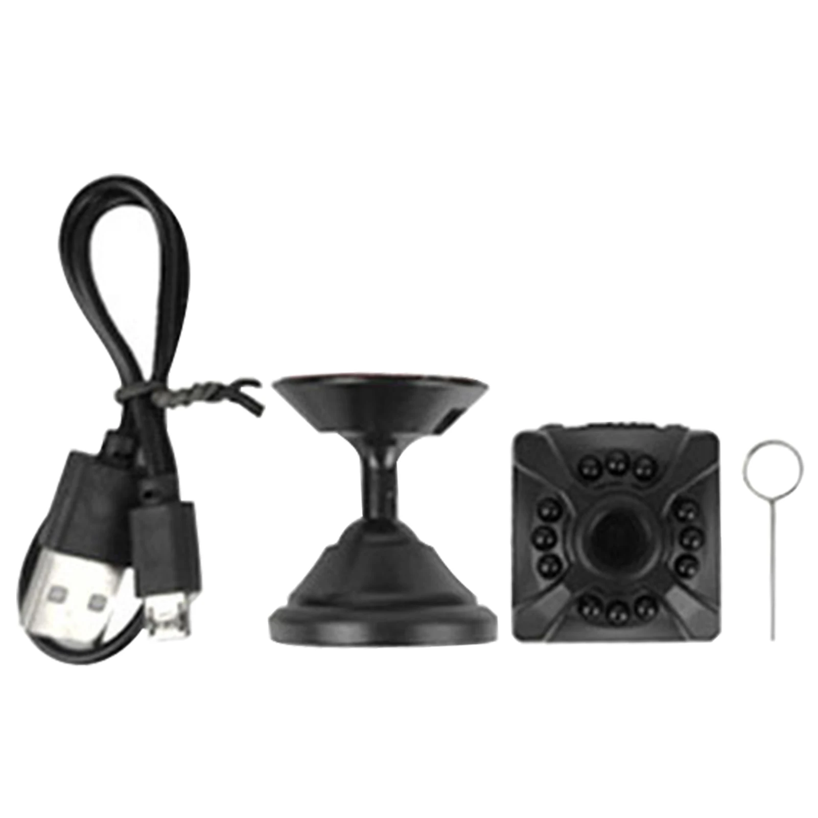 

HD 1080P Night Vision Two-way Audio Plastic Baby Monitor Security Camera TF Card Support Practical Indoor Surveillance