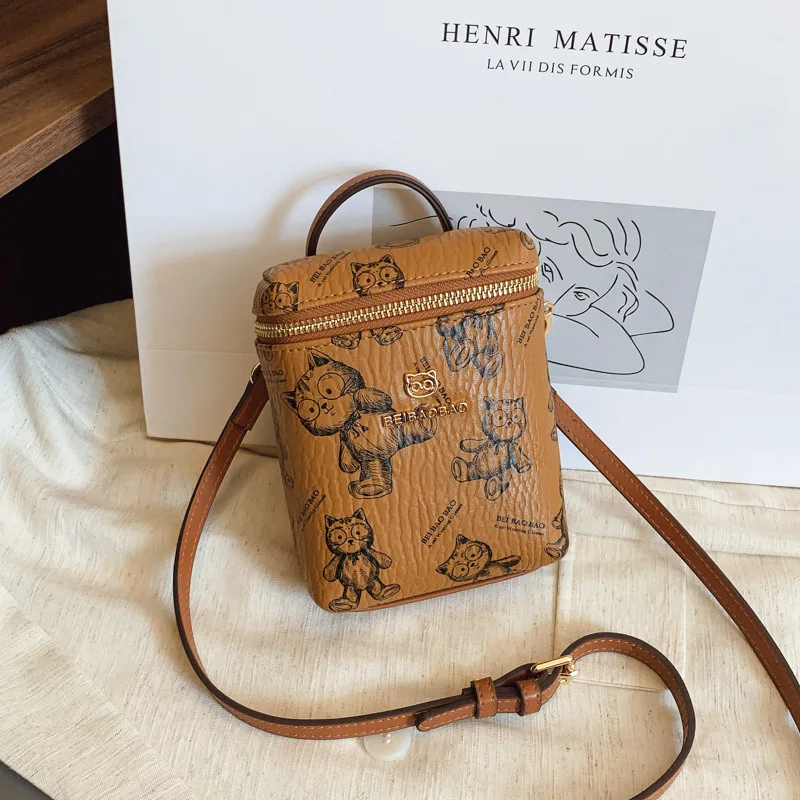 

Новая женская ручная сумка с мультяшным медведем - универсальная сумка-мессенджер для мобильного телефона со знаменитостями в Интернете