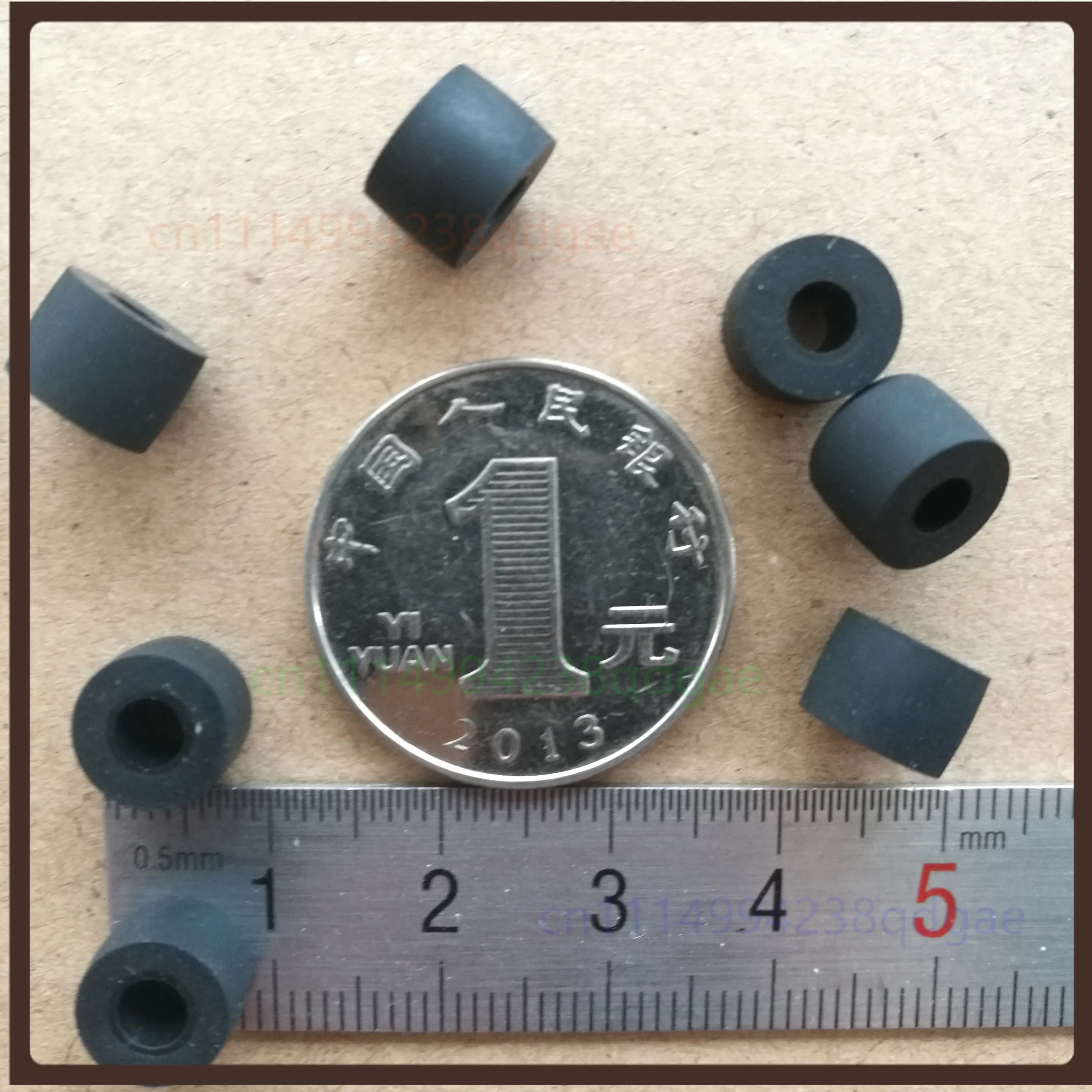 1PCS 4x9x6mm Rubber Sleeve ID4mm OD9mm Height6mm Shock Absorbing Bushing For Audio Cassette Deck Replacement Parts