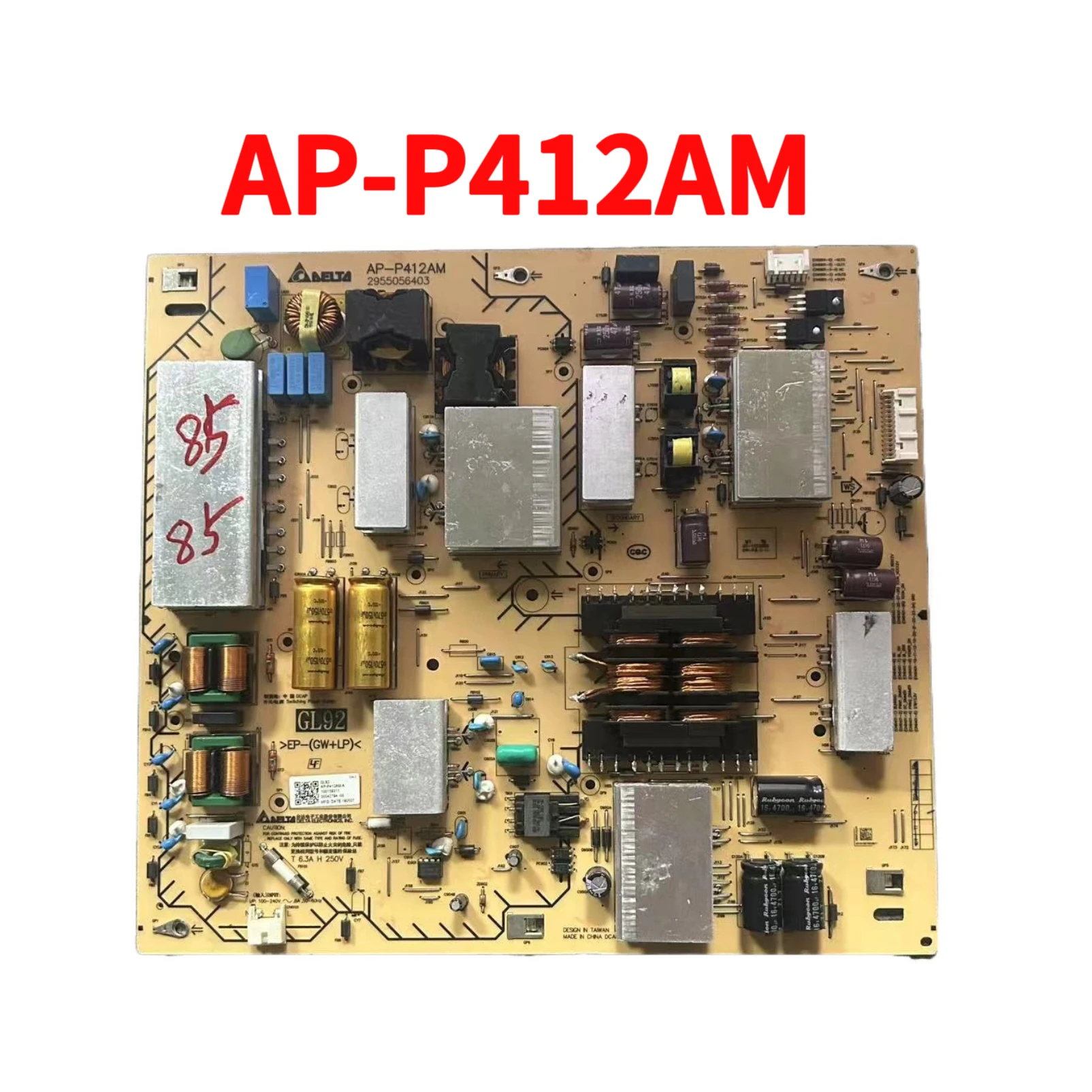 

Плата питания для ЖК-телевизора KD-75X8000G AP-P412AM 2955056403 работает исправно.