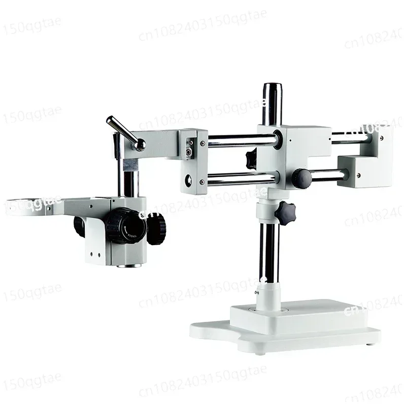 Double Boom Stand Dual Arms Industrial Zoom Trinocular Stereo Microscope Bracket 76mm Holder Microscopio Accessories