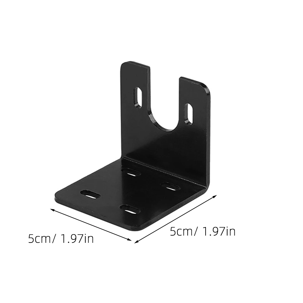 

2 Sets U Type Motor Bracket Sturdy Gear Motor Mount Horizontal Mini Motor Holder Durable Small Motor Bracket Metal Base