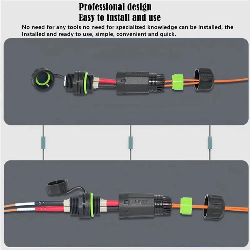 IP68 Waterproof Fiber Optical Adapter High-Quality SC To SC Extension Connector SC Extend Coupler Adapter  SC Duplex