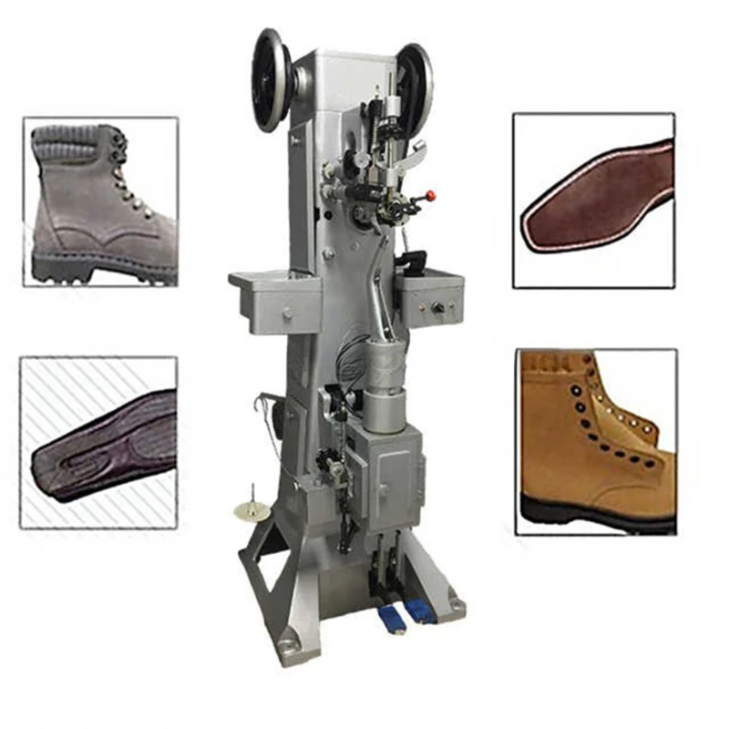 Hot Sale Vertical Type Dress Shoe Making Bottom Sole Stitching Sewing Machine For Leather Shoes