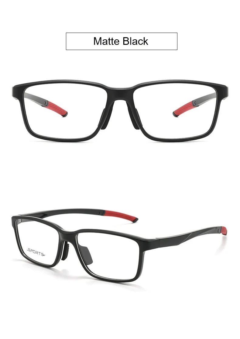 EYELUYAN Unisex Hochwertige TR90 Optische Brillenfassung Anti-Rutsch Laufbrillenfassung für Herren und Damen – Detail 11