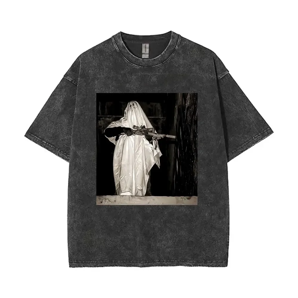 Custom Forward Observations Group Vintage Washed T-shirt Men Women Fashion Oversized Short Sleeve Male Casual High Quality Cotto