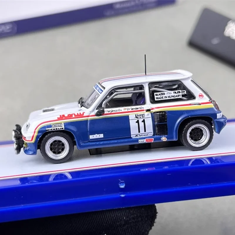 Tarmac Works 1/64 Renault 5 Turbo Rallye Costa 1985 Legering Speelgoed Motorvoertuig Diecast Metaal Model Geschenken