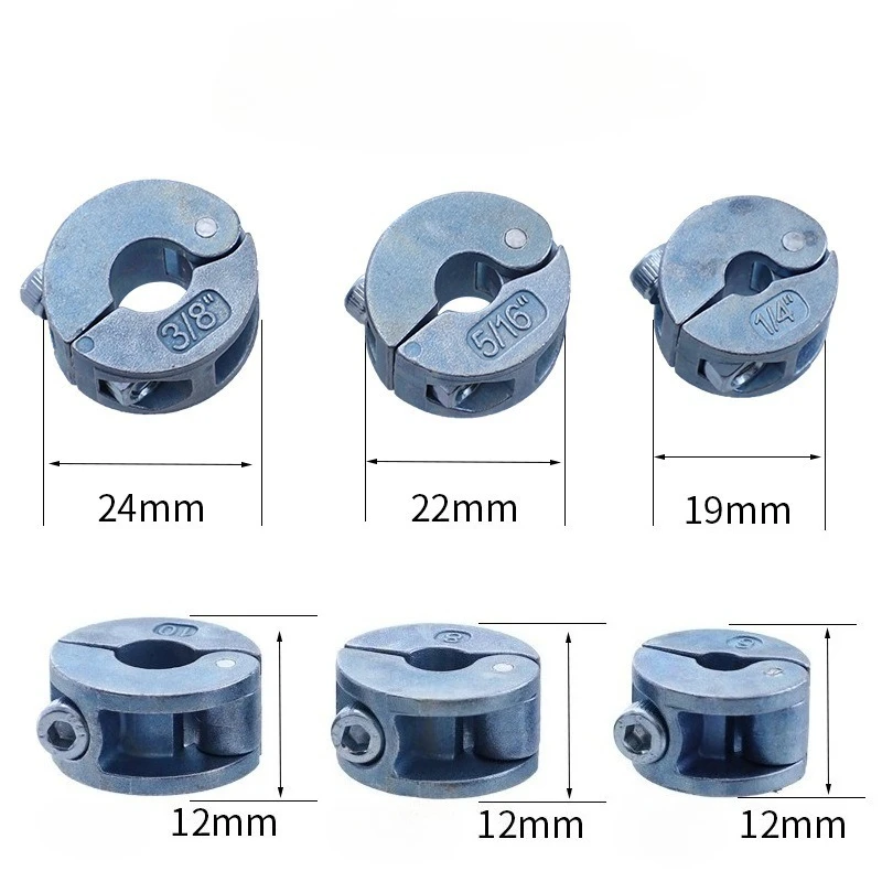 1Set 6/8/10mm Metric Bit Limit ring Woodworking Drilling Depth Limit Twist Bit Fixed Thrust Ring Locking Ring With Wrench