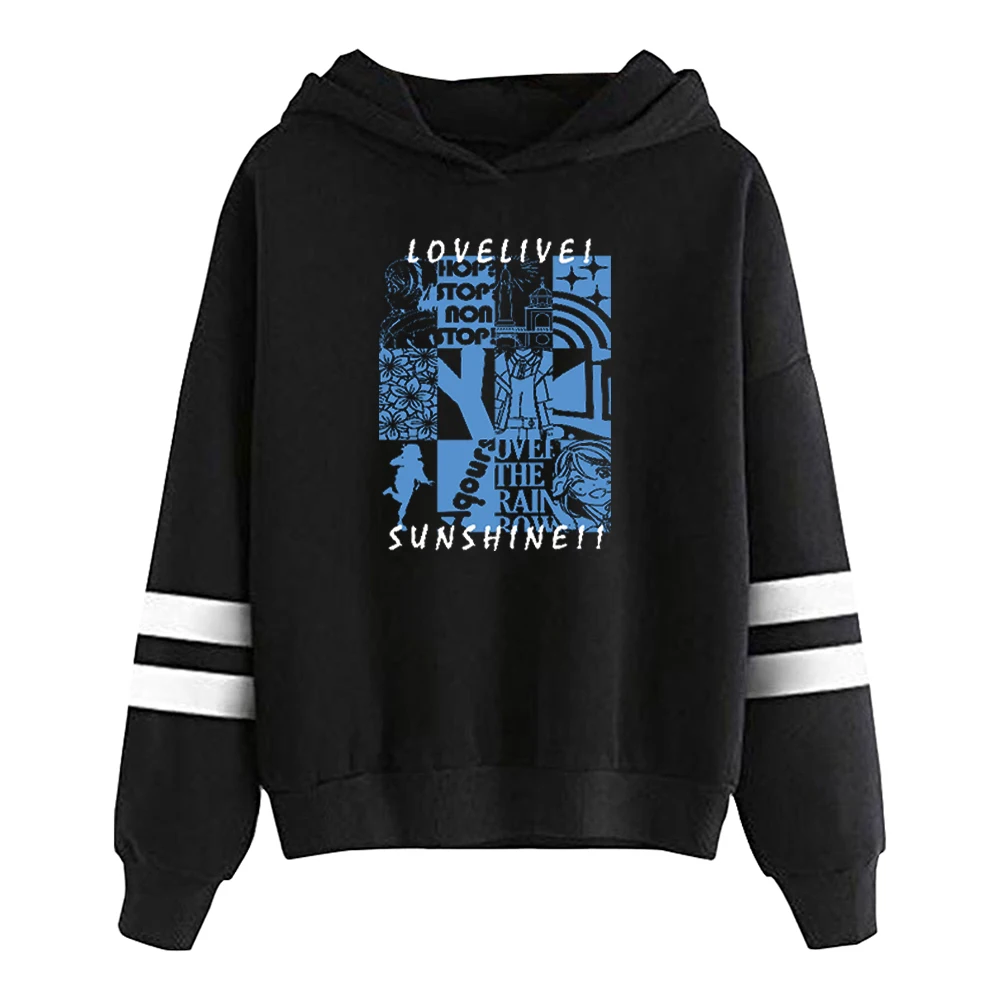 

Anime LoveLive Hoodie Kawaii Japan Manga Pocketless Parallel Bars Sleeve Streetwear Men Women Sweatshirt Harajuku Clothes