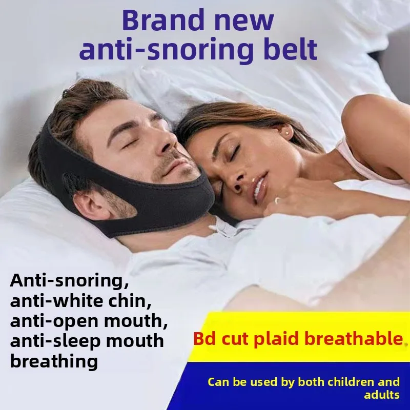 Anti Snore Belt Stop Snoring Chin Strap Woman Man Night Sleeping Support Aid Tools Snoring Protection Jaw Bandage Health Care