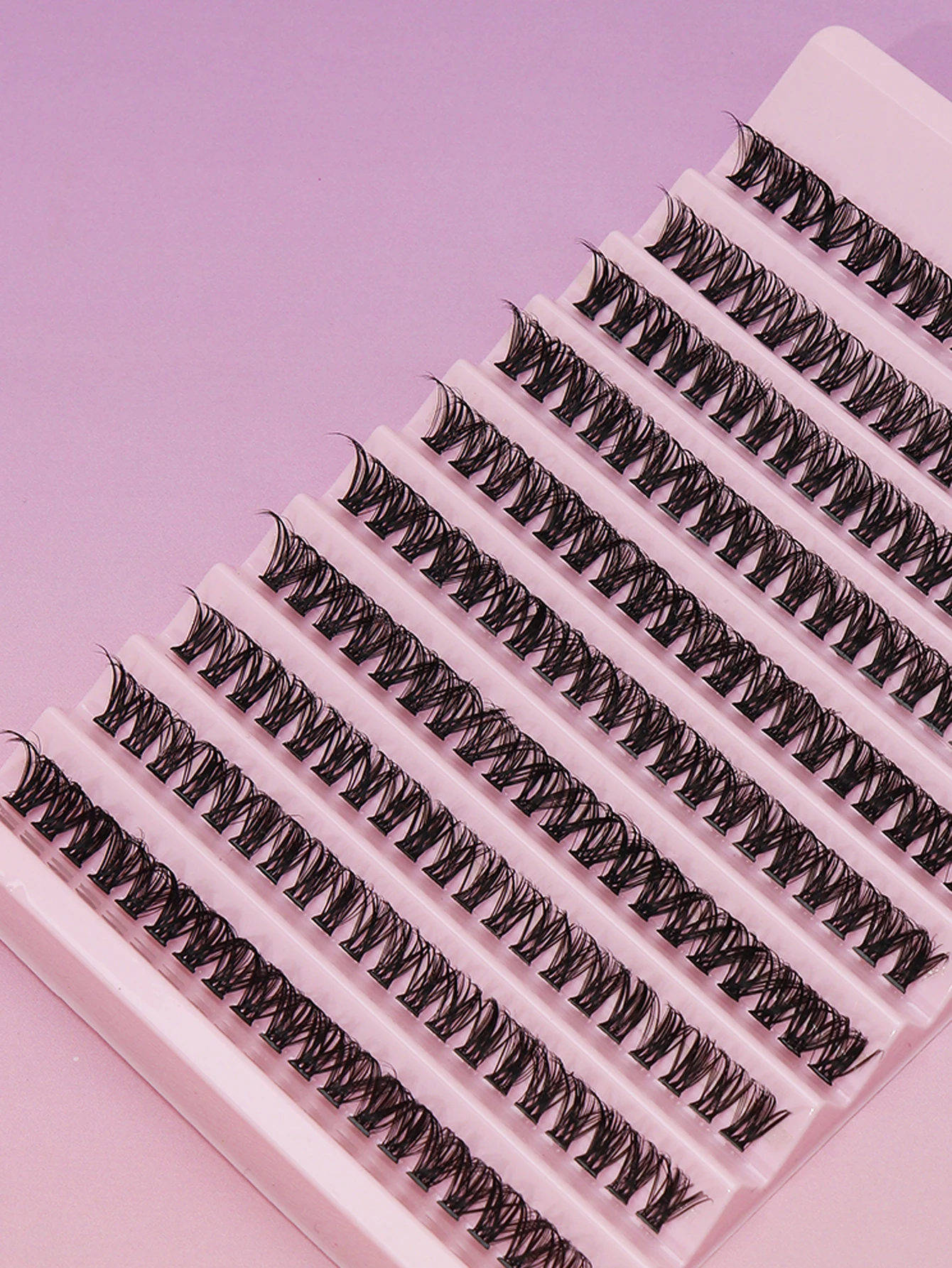 10 sztuk rzęs 40D 11mm naturalnych, sztucznych rzęs do ślubu, na imprezę, do klubu, na co dzień, na spotkania, naturalne rzęsy z piór, rzęsy do przedłużania, krzyżowane.