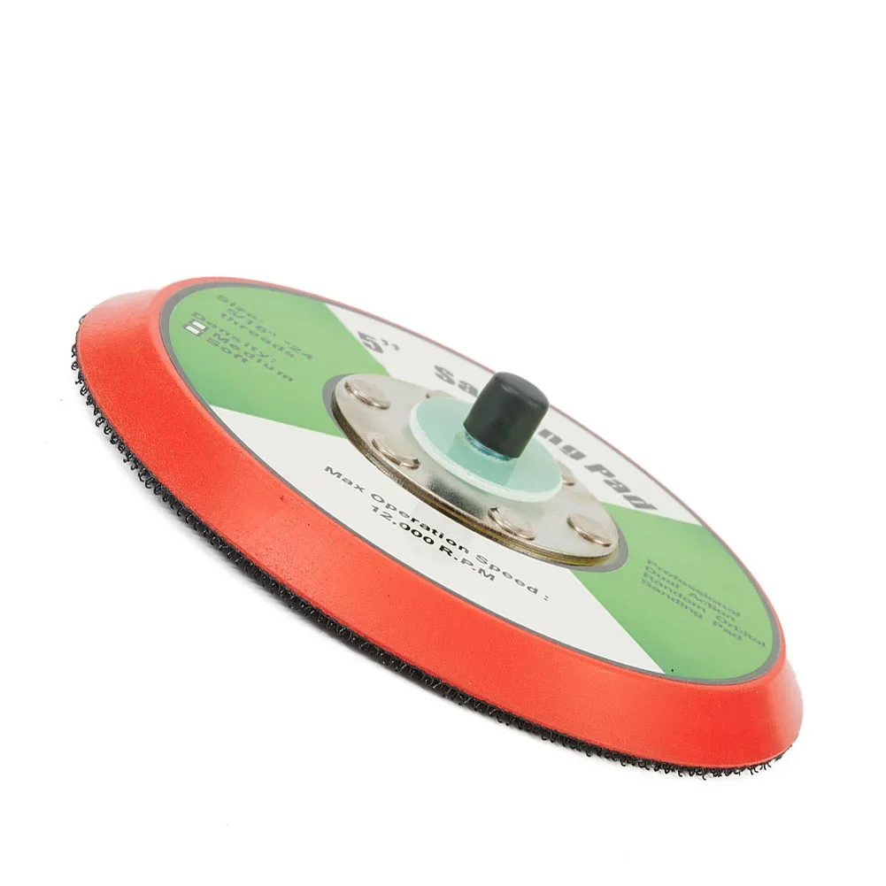 High Performance 5 Inch DA Polish Polishing Plate Hook And Loop Backing Pad For Das6/guild Perfect For Professional Polishing