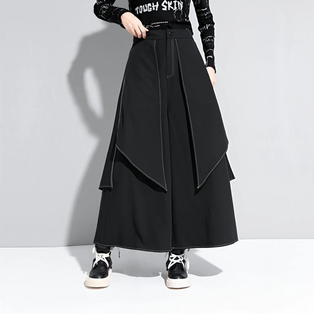 XS-5XL Summer New Men's Skirt Pants Unisex American Retro Fashion Trend High Street Loose Casual Breathable Men's Bottoms