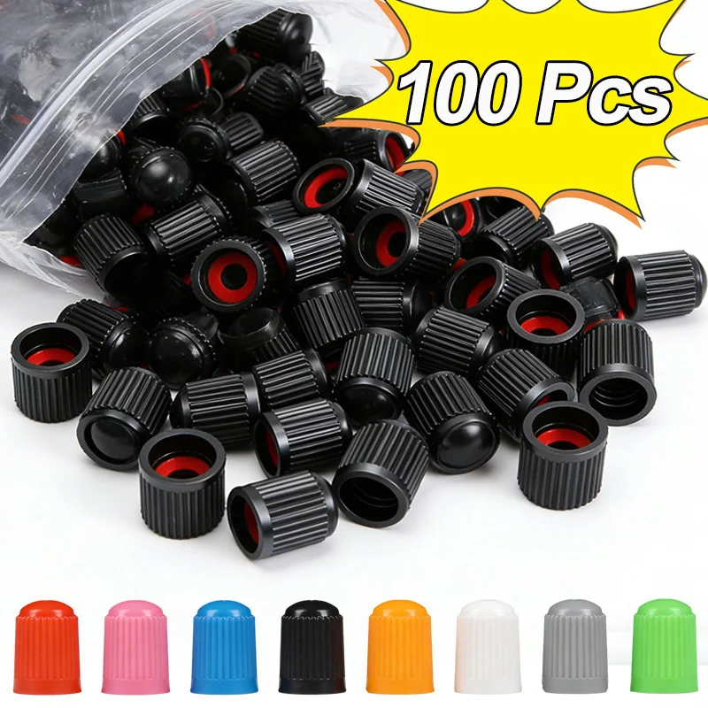 

Колпачки для ниппелей шин с резиновым уплотнительным кольцом, пластиковые пылезащитные колпачки для вентилей колес, универсальные для автомобилей, мотоциклов, велосипедов