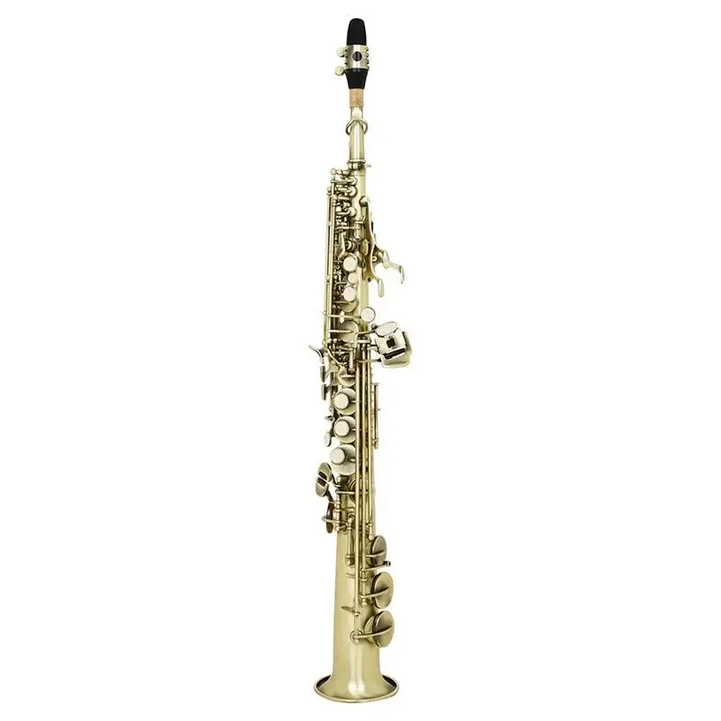 

Brass Straight Saxophone B-flat Treble Saxophone Wind Wind Instrument Professional Play Adult SAX
