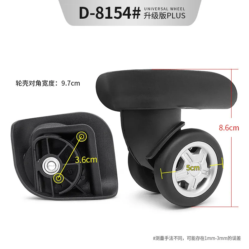 Luggage Replacement Wheels Fit for Diplomat Suitcase Rolling Casters Repair Accessories Travel Bag Repair Foot Wheels