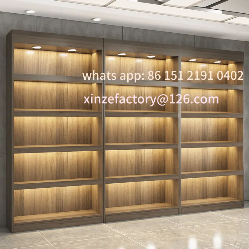 

Customizable hotel wine cabinet against the wall Commercial combination supermarket Living room Simple shelves