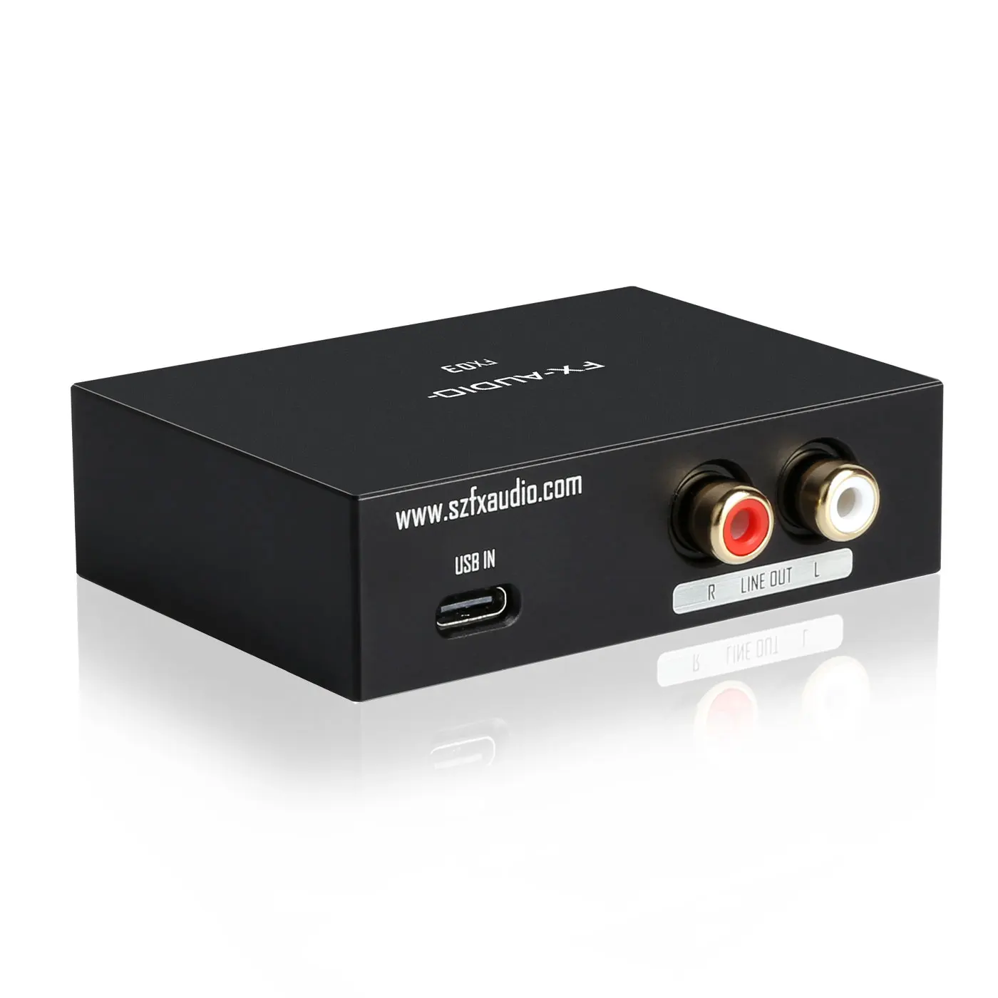 FX-AUDIO- FX-03 USB Audio decoder DAC External sound card ES9028Q2M 32Bit 384KHZ DSD256 FX AUDIO FX03