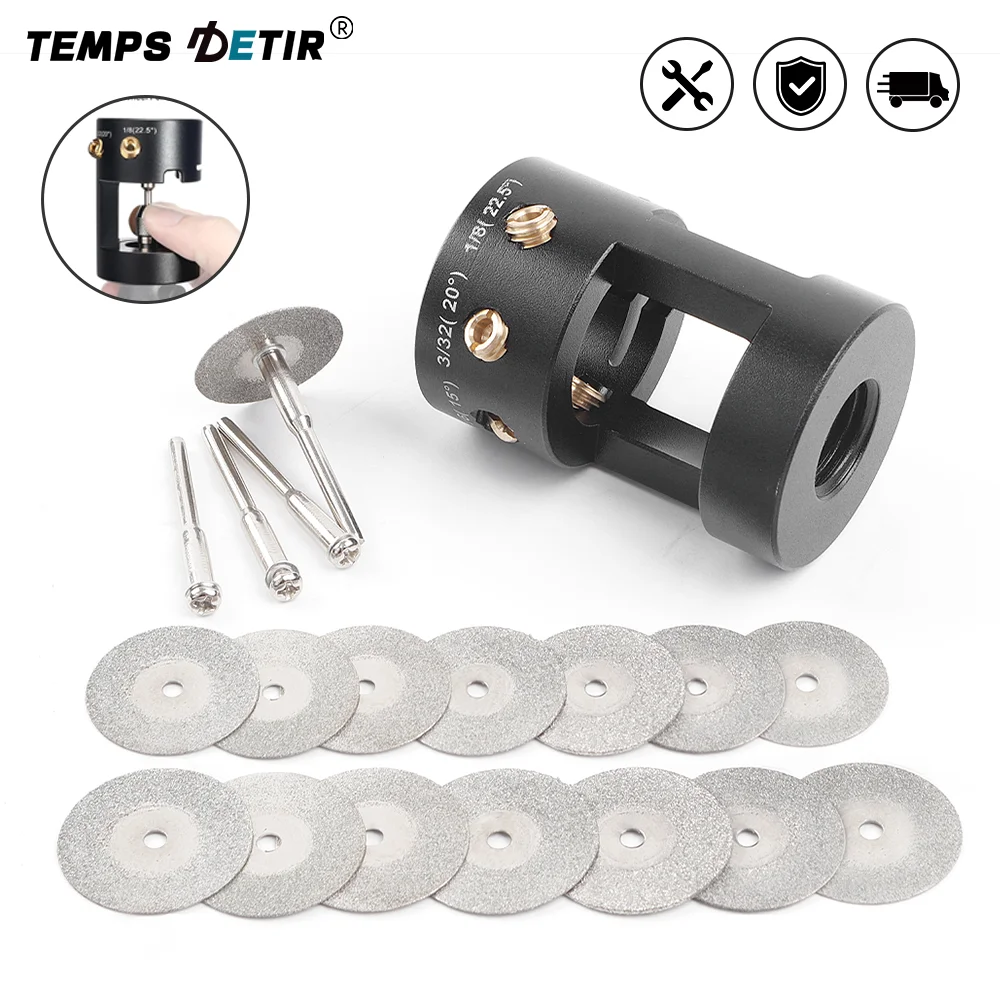 

Electrode Sharpener Tool Precision Tungsten Electrode Sharpener TIG Welding Tool Multi-angle and Offset Horizontal Hole for DIY