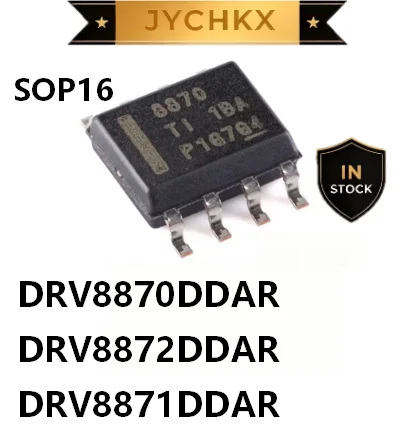 10PCS SOP8 Package DRV8870DDAR DRV8871DDAR DRV8872DDAR H Bridge Motor Driver Chip 3.6A Peak PWM DC Brush Motor Control IC