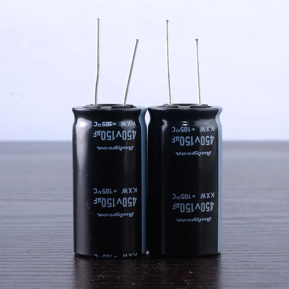 

2pcs RUBYCON KXW 150uf 450v 150mfd Capacitor -40~105℃ 18*45mm