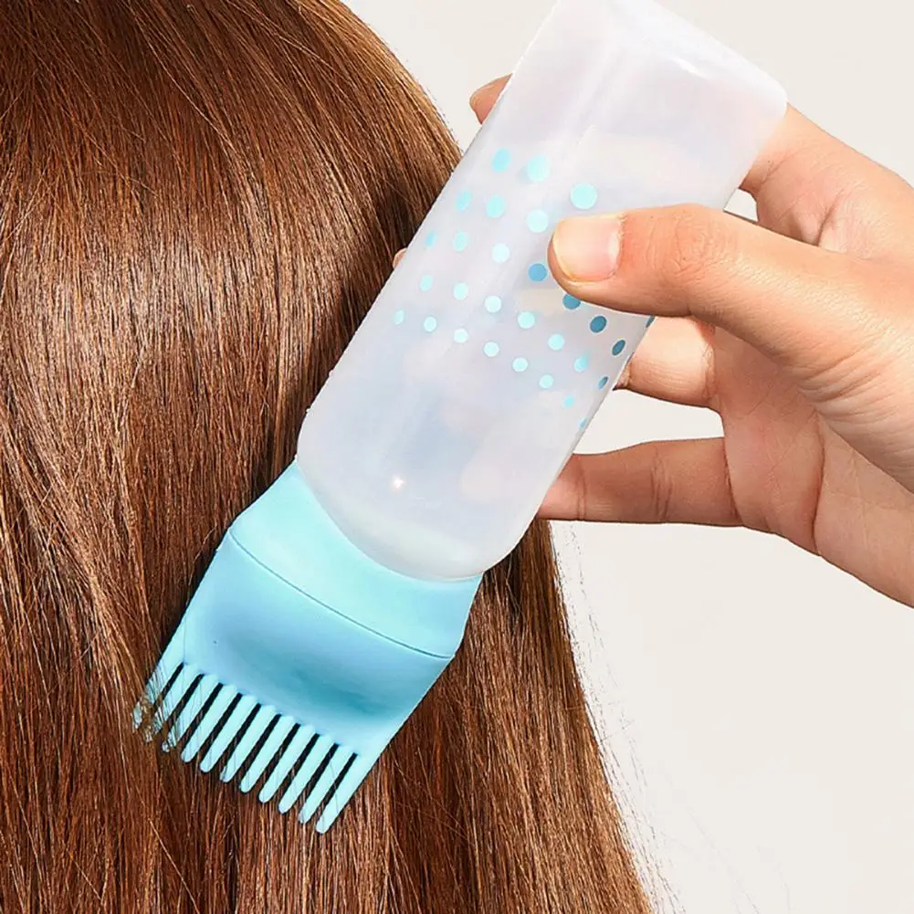 Salon Hair Oil Applicator Bottle pettine per capelli parrucchiere Shampoo bottiglia tintura per capelli colorazione riutilizzabile strumenti per lo Styling dei parrucchieri