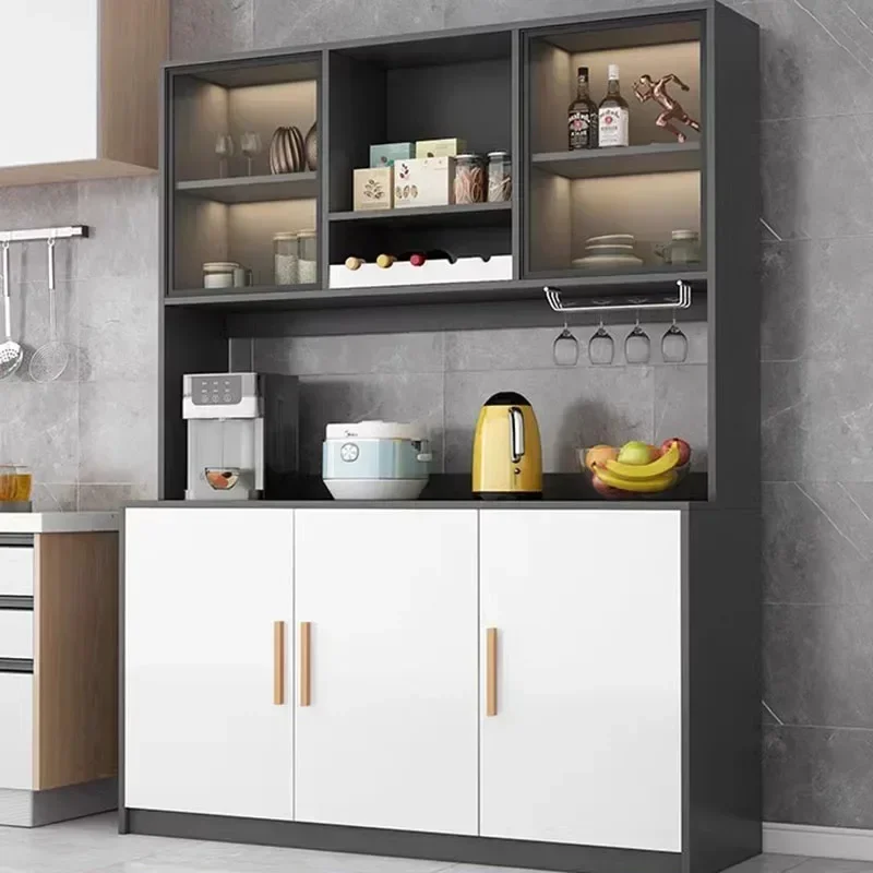 

Kitchen Organizer Living Room Cabinets Storage Shelf Bar Open Cabinets Space Saving Wine Armadi