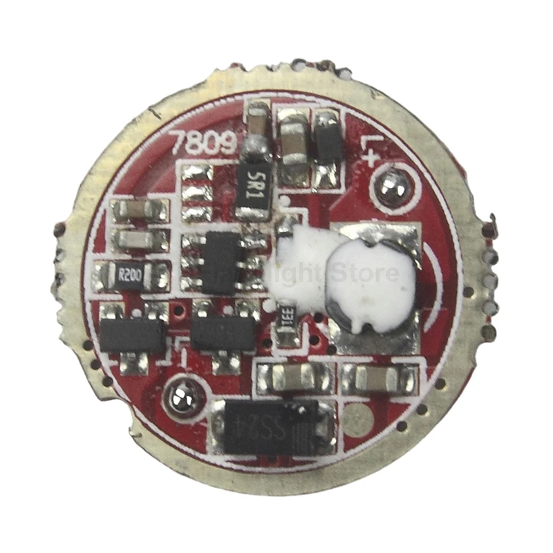 KZ-7809 20mm 3V - 15V 1A Flashlight Circuit Buck Driver Board