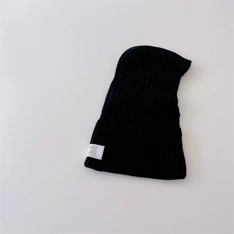 MILANCEL Baby-Strickschal mit Kapuze, warm, einfarbig, einteiliger Schal und Mützen für Kleinkinder, Kinderzubehör – Detail 13