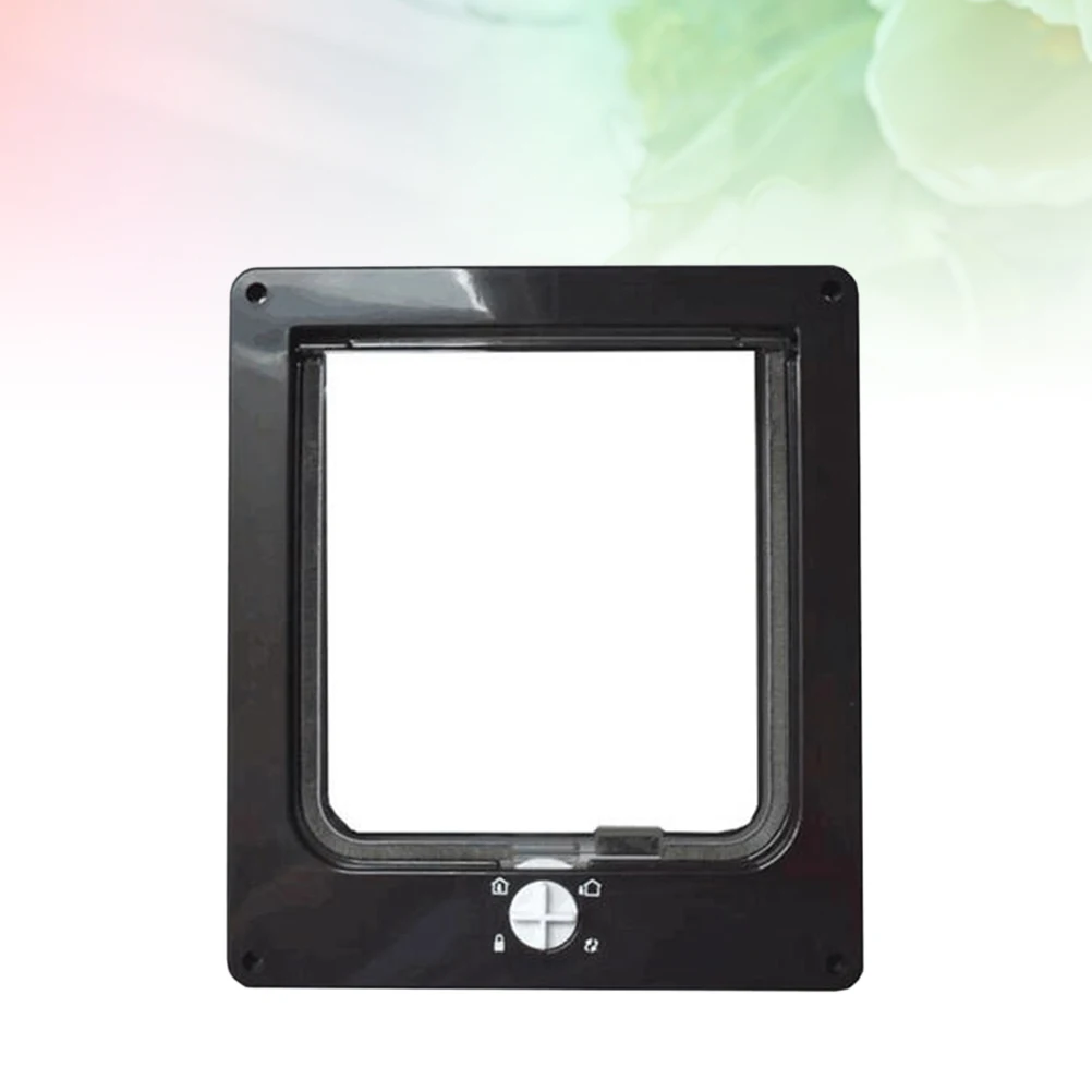 

Rotating Cat Door Long Lasting ABS Material Quiet Brush Smooth Surface Pet Entry Exit Door Suitable for Cats Kittens Safe