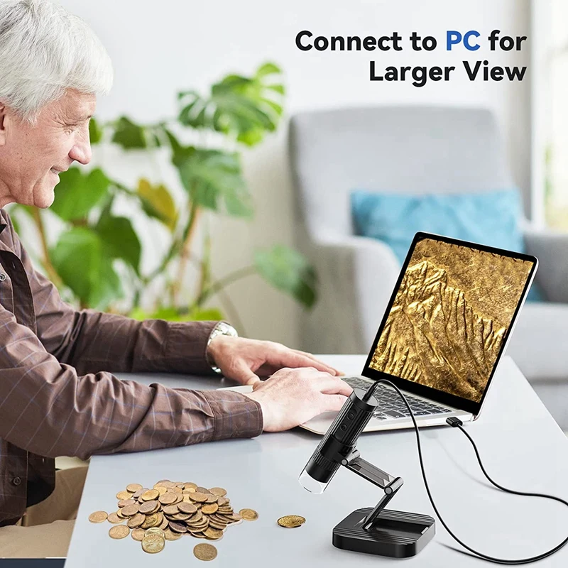 1 PCS Wireless Digital Microscope 50X-1000X Magnification Wifi USB Handheld Portable Mini Microscope Camera Coin Magnifier
