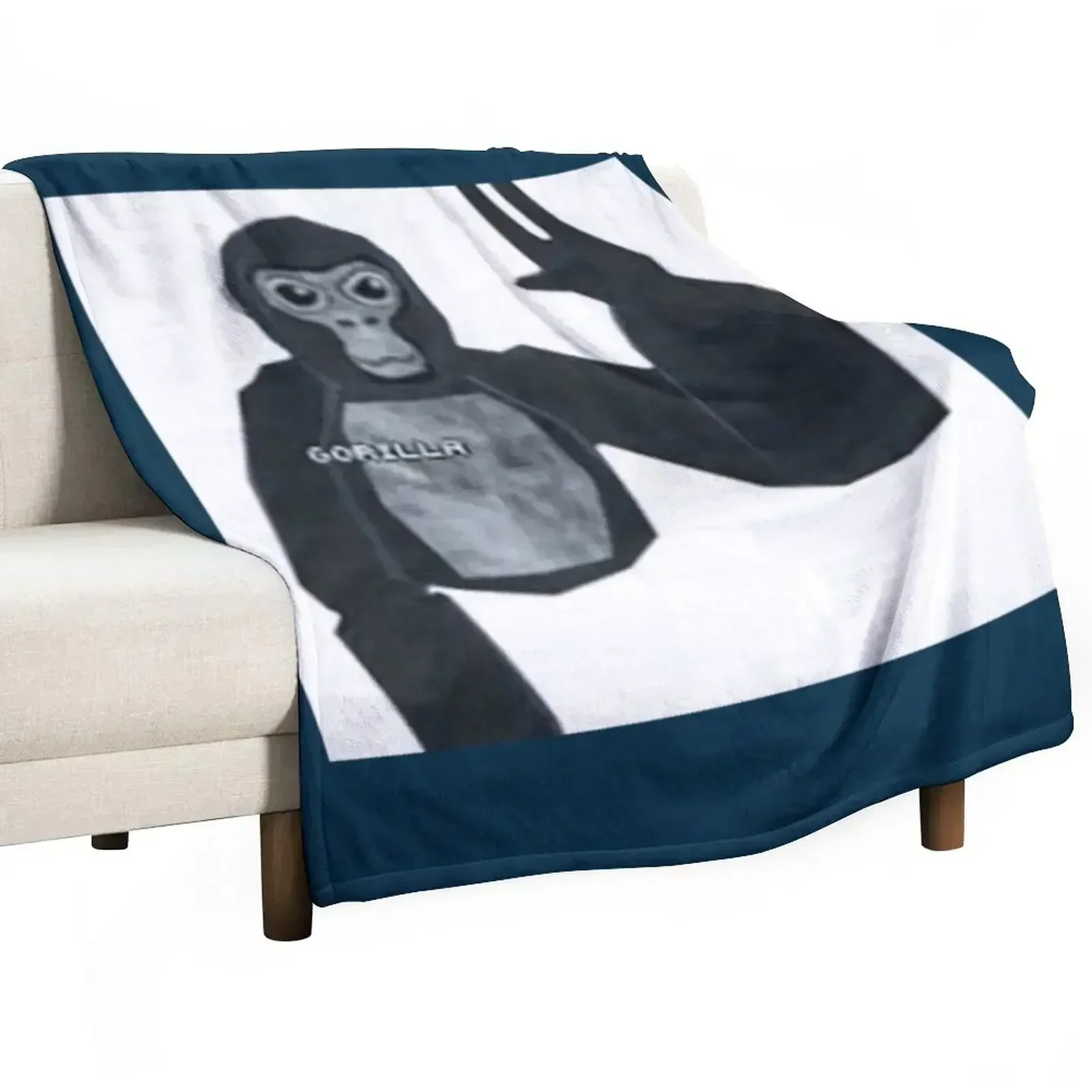 Gorilla tag monkey Throw Blanket Flannels Sofa sofa bed Hairy Giant Sofa For Thin Blankets