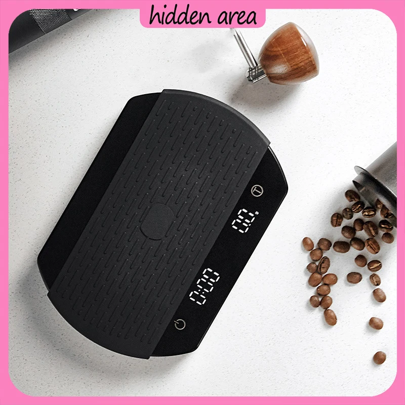 

Electronic Coffee Scale Hand Punch Italian Intelligent Professional Called Italian Special Scale Coffee Bean Weighing Timer