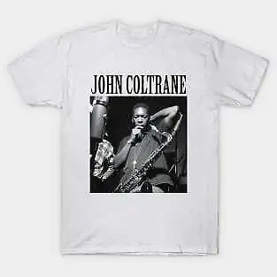 Vintage John Coltrane 1946 do 1967 lat 80. Retro Unisex letnia koszulka odzież dla par modna bawełniana