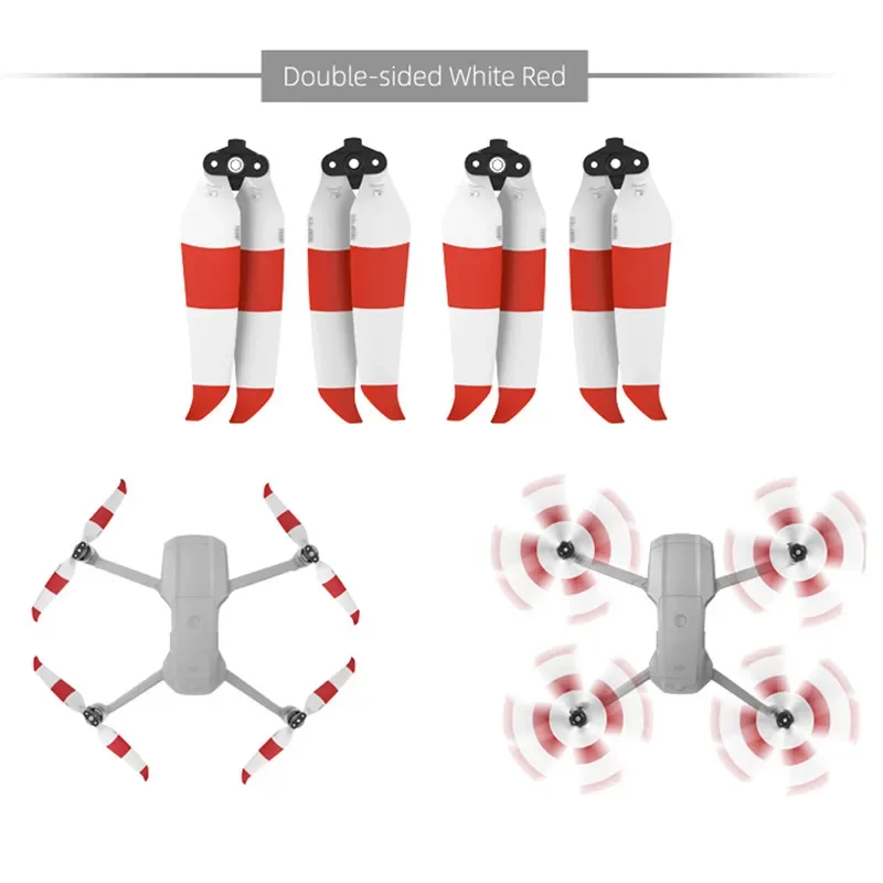 Camera Drones Foldable 7238F Propellers for DJI Mavic Air 2 / AIR 2S Low Noise CW CCW Props Quick-Release Propeller Blades