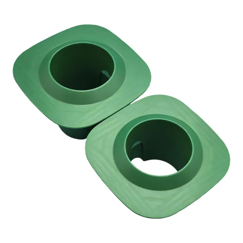 Green PVC Sprinkler Head Guard Protector For Lawn Irrigation System Damage Prevention And Grass Trimming Disc 5 Or 10 Pcs