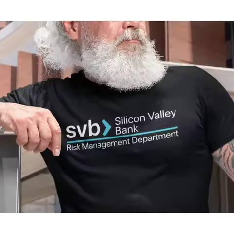Silicon Valley Bank Risk Management DepartmenT T Shirt SVB Funny Sarcasm