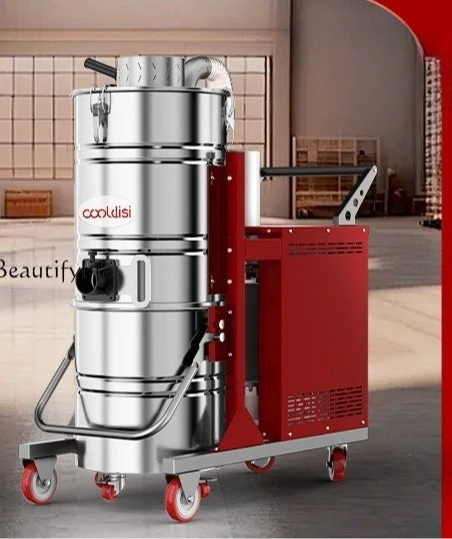 

Three-phase electric heavy-duty manual back-blowing industrial vacuum cleaner dust