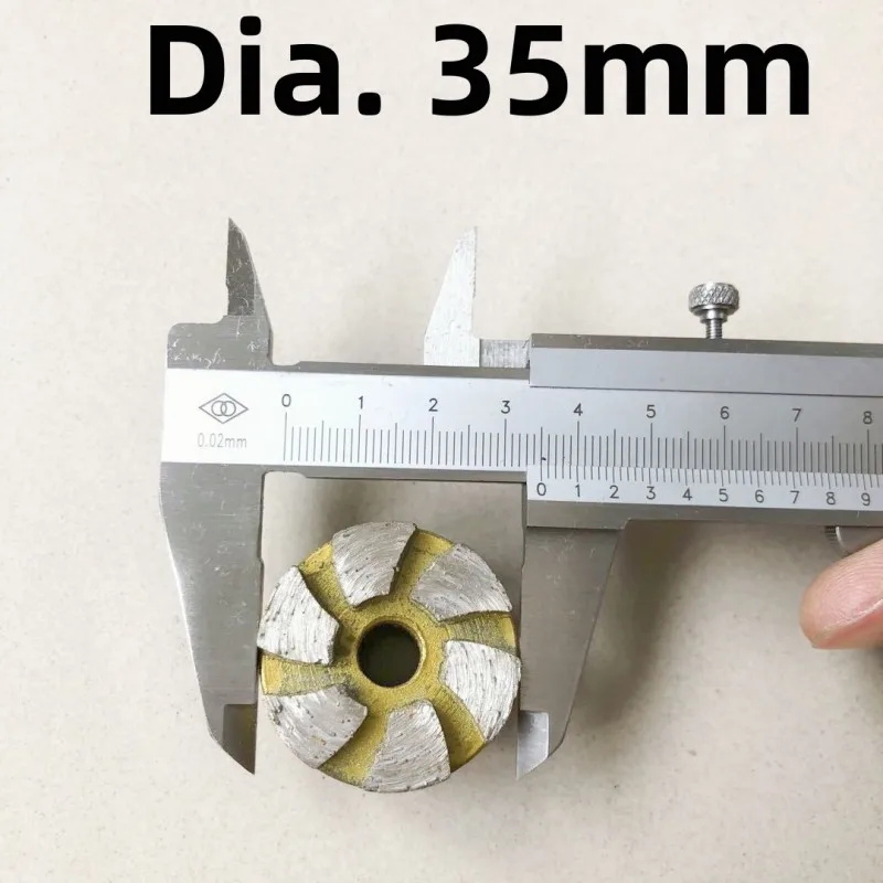 1PC 35 50MM Diamant Trockenen Schleifen Rad Disc Schüssel Form Beton Mauerwerk Granit Marmor Stein Winkel Grinder Gewidmet werkzeuge – Detail 7