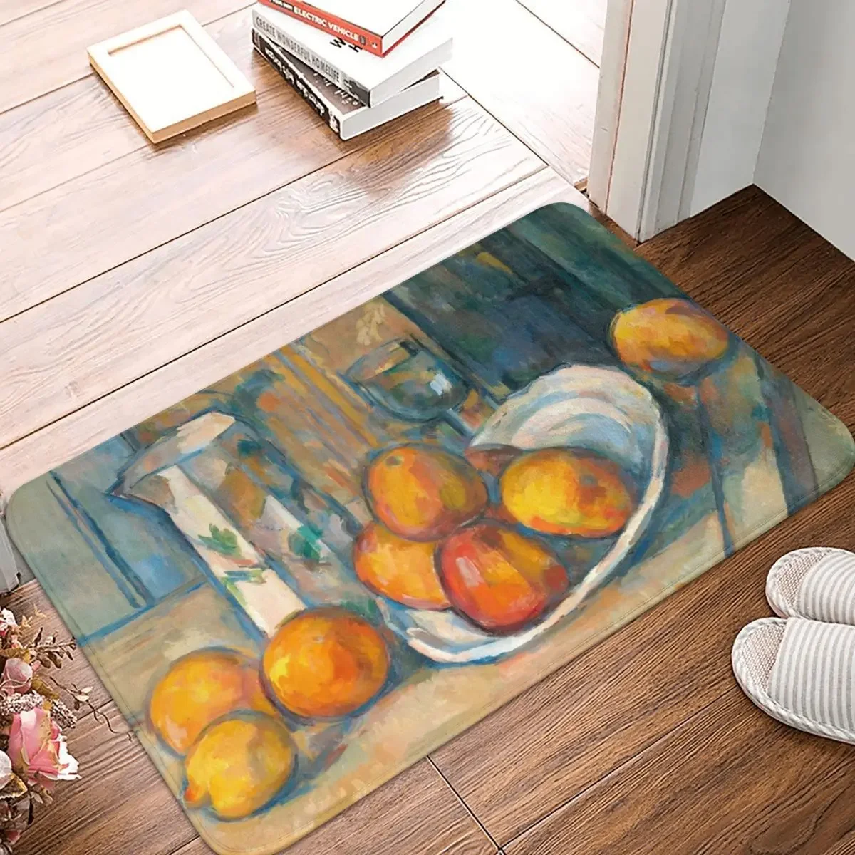 

Paul Cezanne's Still Life Doormat Rug Carpet Mat Footpad Polyester Non-slip Sand Scraping Front Room Corridor Kitchen Bedroom