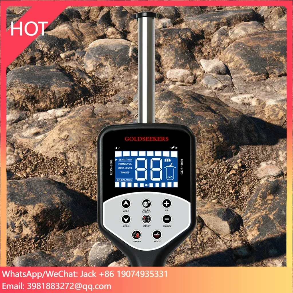 

GDS2000 Waterproof Handheld Metal Detector Deus Gold Finder with Magnat for Station Use Plastic Material